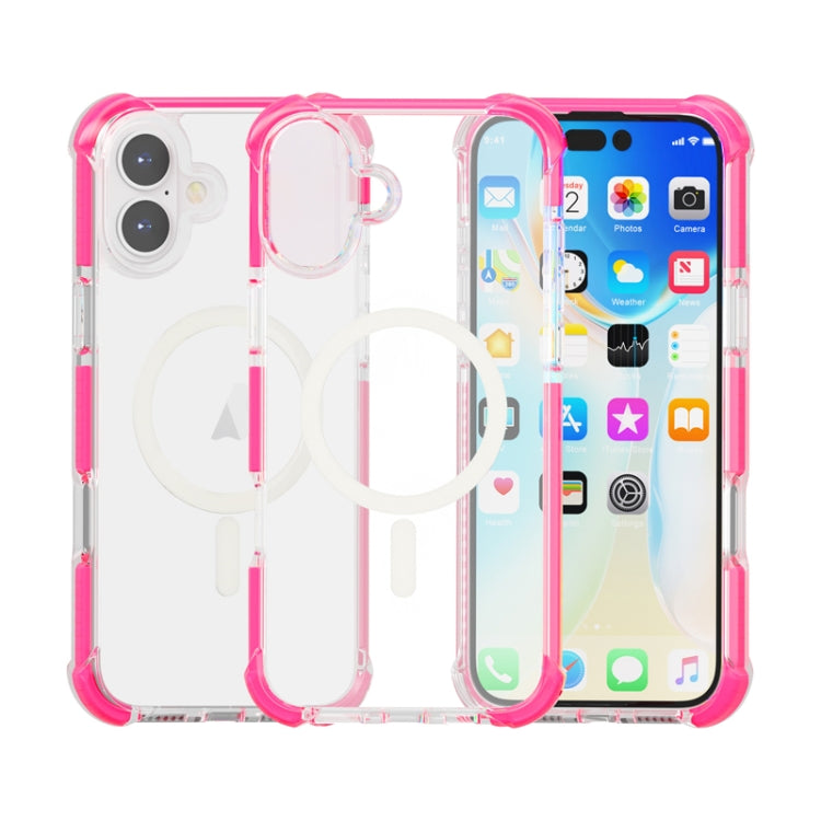 Acrylic Magsafe Magnetic Shockproof Phone Case, For iPhone 16 Pro, For iPhone 16 Plus