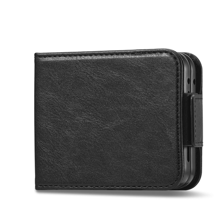 For Samsung Galaxy Z Flip6 / Flip7 FE LC.IMEEKE RFID Anti-theft Leather Phone Case(Black)