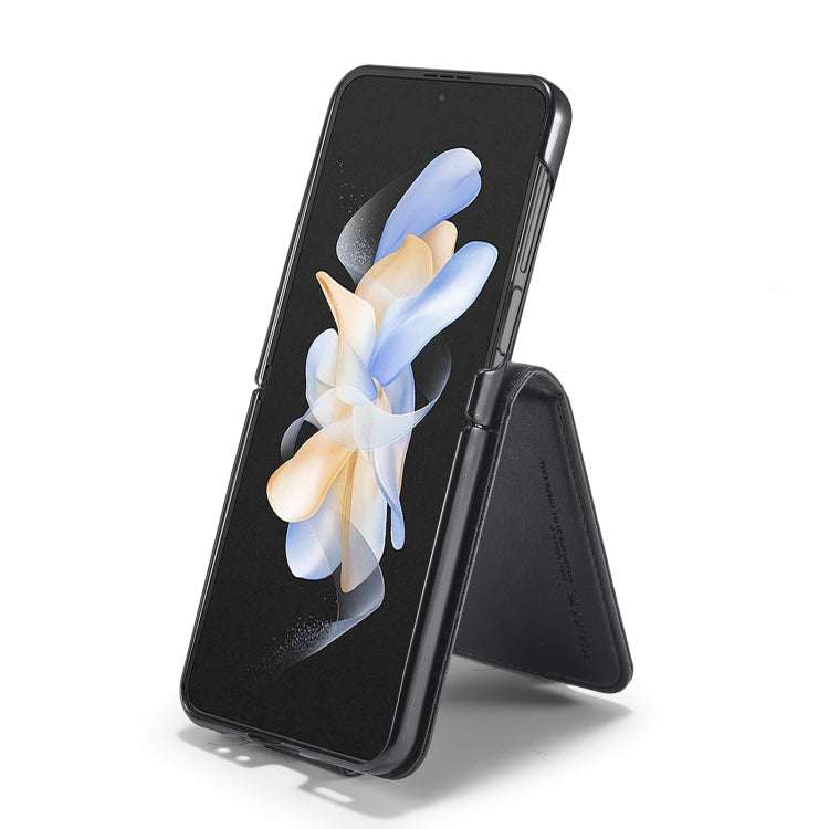 For Samsung Galaxy Z Flip6 / Flip7 FE LC.IMEEKE RFID Anti-theft Leather Phone Case(Black)