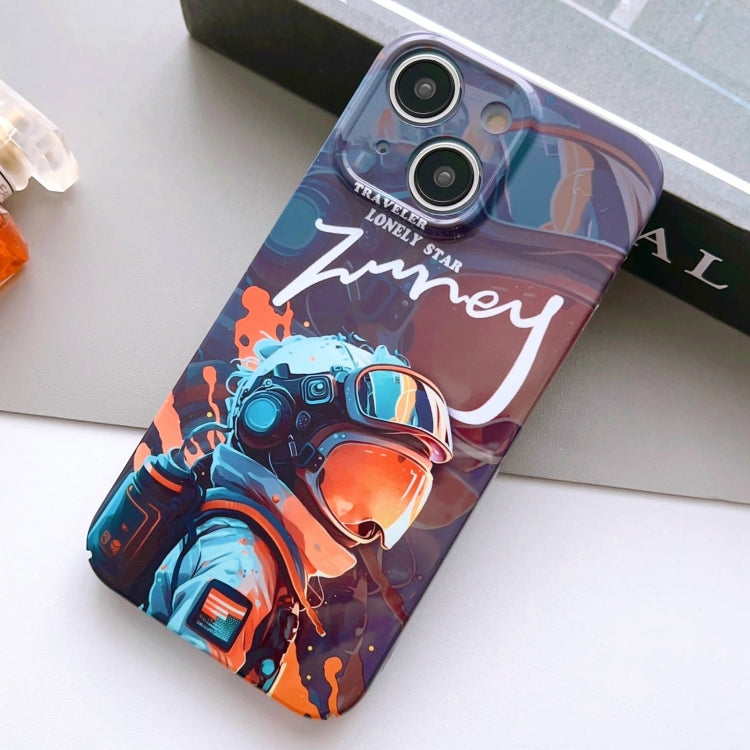 Painted Pattern Precise Hole PC Phone Case, For iPhone 14 Plus