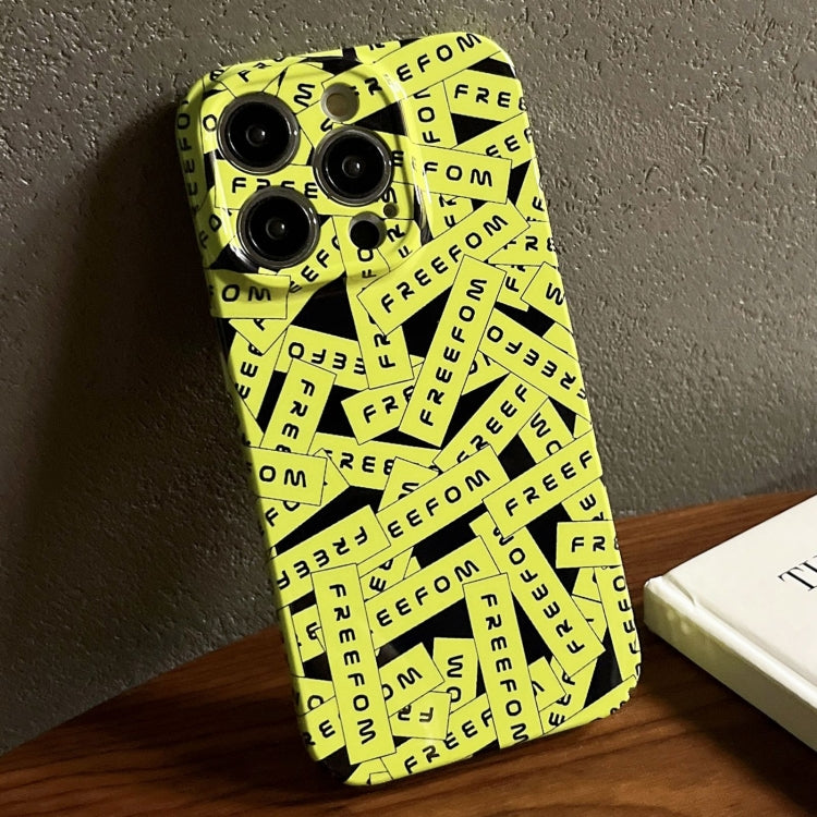 Painted Pattern Precise Hole PC Phone Case, For iPhone 13 Pro