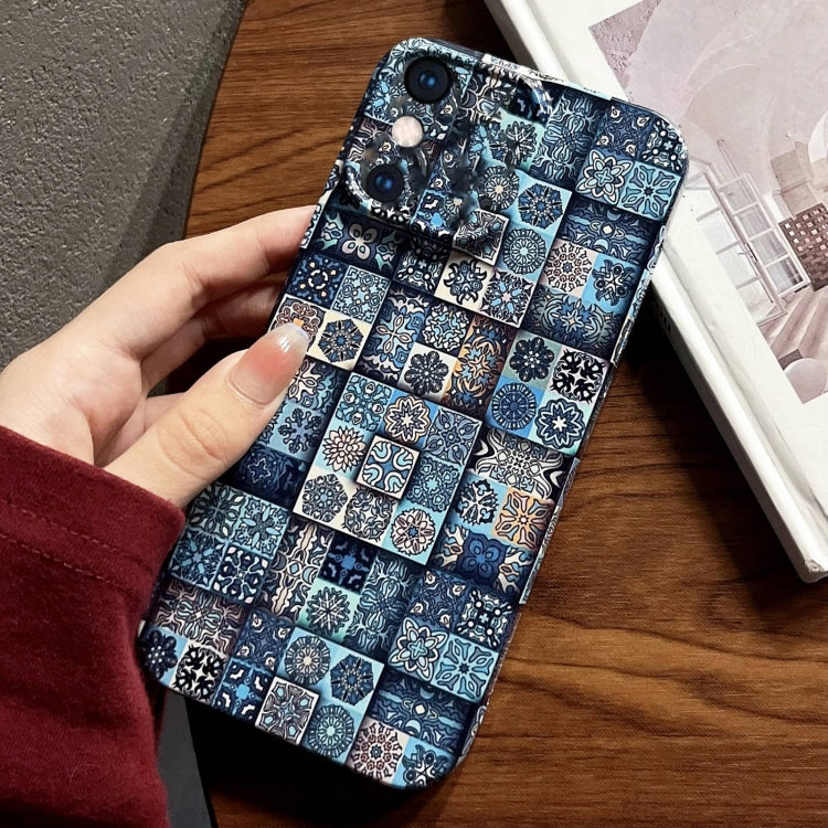 Painted Pattern Precise Hole PC Phone Case, For iPhone XS Max