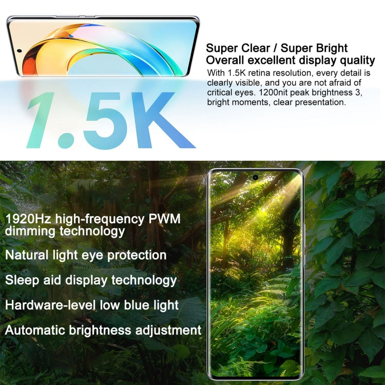 Honor X50 5G, 108MP Camera, 6.78 inch MagicOS 7.1.1 Snapdragon 6 Gen1 Octa Core up to 2.2GHz, Network: 5G, OTG, Not Support Google Play, Memory:8GB+128GB(Blue)