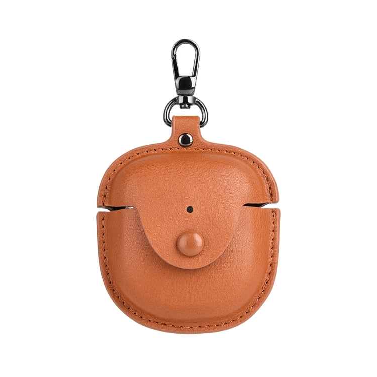 Leather TWS Earphone Protective Case with Hook, For Bose QuietComfort Earbuds II