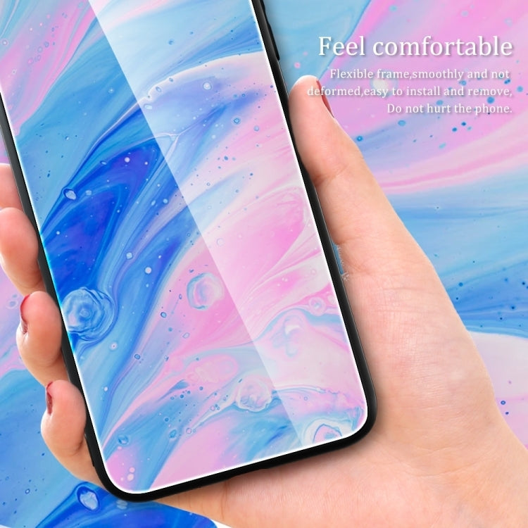 Marble Pattern Glass Protective Phone Case, For iPhone Air, For iPhone 15 Pro Max, For iPhone 15 Pro