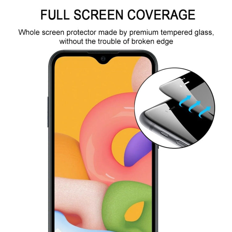 25 PCS Full Glue Full Screen Tempered Glass Film, For Samsung Galaxy A01, For Samsung Galaxy A21s, For Samsung Galaxy A70, For Samsung Galaxy M01, For Xiaomi Redmi 9, For Xiaomi Redmi 9A / 9A Sport / 9C / 9C NFC / Poco C31 / 9 Acitv                    ...