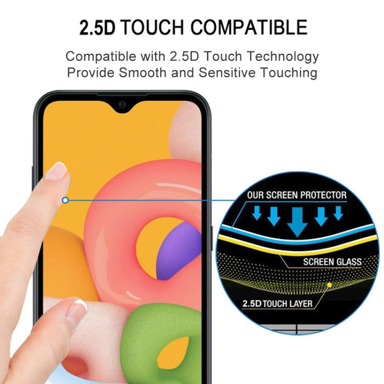 25 PCS Full Glue Full Screen Tempered Glass Film, For Samsung Galaxy A01, For Samsung Galaxy A21s, For Samsung Galaxy A70, For Samsung Galaxy M01, For Xiaomi Redmi 9, For Xiaomi Redmi 9A / 9A Sport / 9C / 9C NFC / Poco C31 / 9 Acitv                    ...