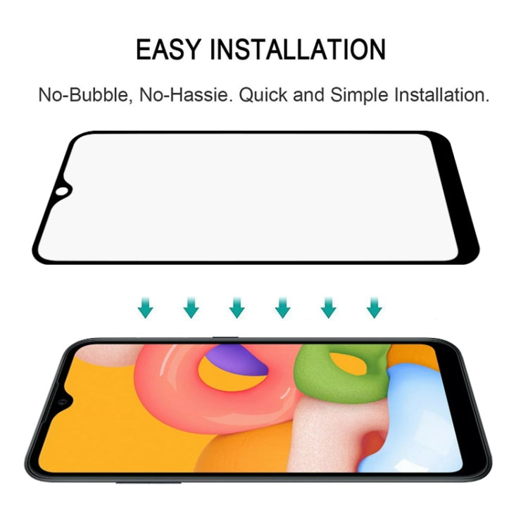 25 PCS Full Glue Full Screen Tempered Glass Film, For Samsung Galaxy A01, For Samsung Galaxy A21s, For Samsung Galaxy A70, For Samsung Galaxy M01, For Xiaomi Redmi 9, For Xiaomi Redmi 9A / 9A Sport / 9C / 9C NFC / Poco C31 / 9 Acitv                    ...