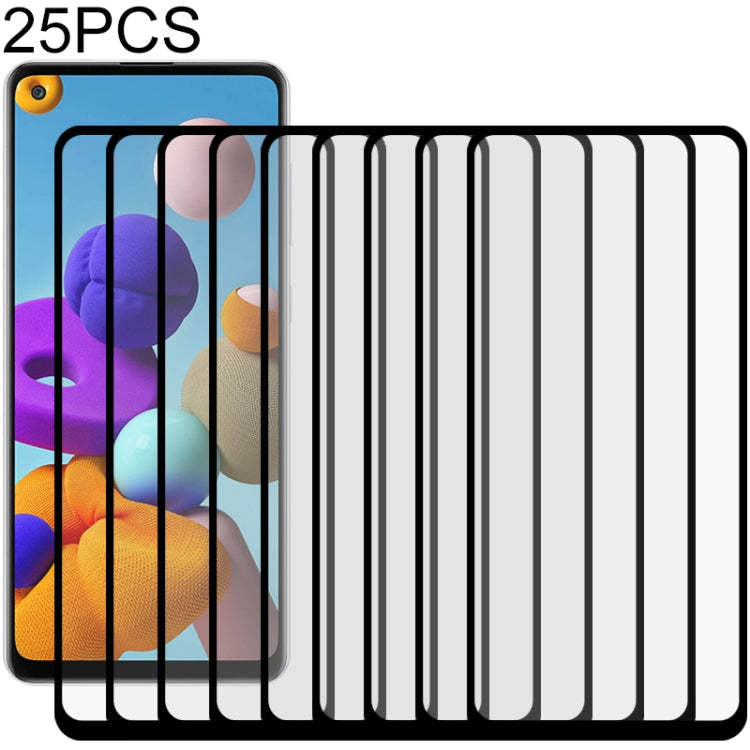 25 PCS Full Glue Full Screen Tempered Glass Film, For Samsung Galaxy A01, For Samsung Galaxy A21s, For Samsung Galaxy A70, For Samsung Galaxy M01, For Xiaomi Redmi 9, For Xiaomi Redmi 9A / 9A Sport / 9C / 9C NFC / Poco C31 / 9 Acitv                    ...