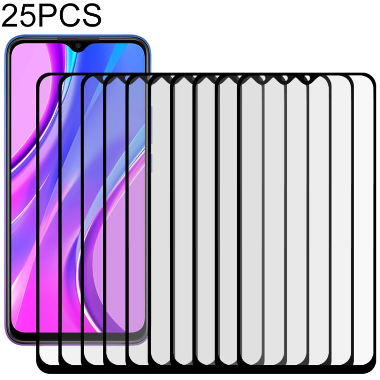25 PCS Full Glue Full Screen Tempered Glass Film, For Samsung Galaxy A01, For Samsung Galaxy A21s, For Samsung Galaxy A70, For Samsung Galaxy M01, For Xiaomi Redmi 9, For Xiaomi Redmi 9A / 9A Sport / 9C / 9C NFC / Poco C31 / 9 Acitv                    ...