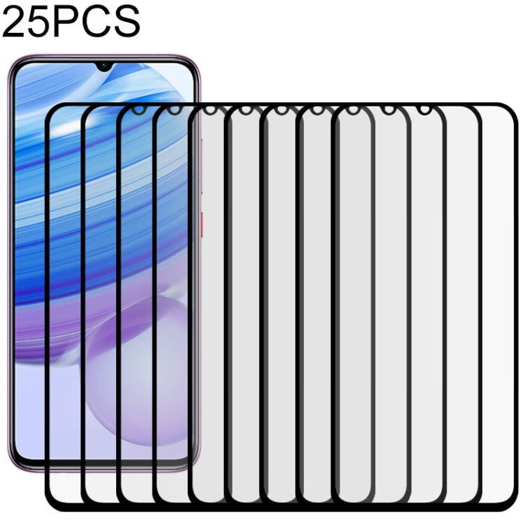 25 PCS Full Glue Full Screen Tempered Glass Film, For Samsung Galaxy A01, For Samsung Galaxy A21s, For Samsung Galaxy A70, For Samsung Galaxy M01, For Xiaomi Redmi 9, For Xiaomi Redmi 9A / 9A Sport / 9C / 9C NFC / Poco C31 / 9 Acitv                    ...
