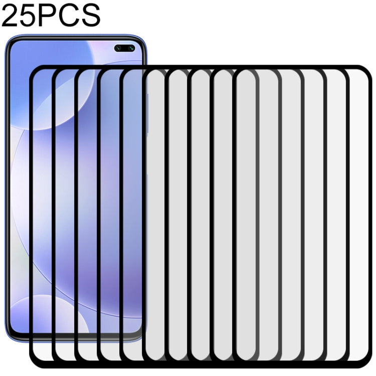 25 PCS Full Glue Full Screen Tempered Glass Film, For Samsung Galaxy A01, For Samsung Galaxy A21s, For Samsung Galaxy A70, For Samsung Galaxy M01, For Xiaomi Redmi 9, For Xiaomi Redmi 9A / 9A Sport / 9C / 9C NFC / Poco C31 / 9 Acitv                    ...