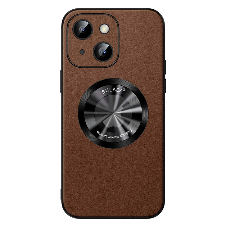 SULADA Microfiber Leather MagSafe Magnetic Phone Case, For iPhone 15 Pro Max, For iPhone 15 Pro, For iPhone 15 Plus