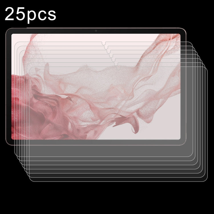 25pcs 9H 0.3mm Explosion-proof Tempered Glass Film, For Samsung Galaxy Tab S11 Ultra 14.6, For Samsung Galaxy Tab S10 FE+ 13.1, For Samsung Galaxy Tab S10 Ultra 14.6, For Samsung Galaxy Tab S10+ 12.4, For Samsung Galaxy Tab S10 11                      ...