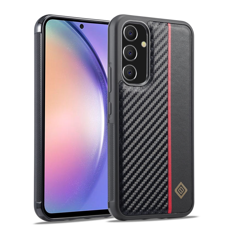 LC.IMEEKE 3 in 1 Carbon Fiber Texture Shockproof Phone Case, For Samsung Galaxy A15 5G, For Samsung Galaxy A24, For Samsung Galaxy S24 Ultra 5G, For Samsung Galaxy S24+ 5G, For Samsung Galaxy A23 4G/5G, For Samsung Galaxy A34 5G, For Samsung Galaxy S24...