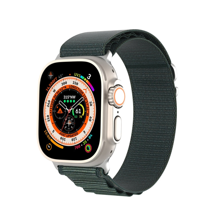 DUX DUCIS GS Series Nylon Loop Watch Band, For Apple Watch SE 2023 44mm, For Apple Watch Ultra 49mm, For Apple Watch SE 2023 40mm, For Apple Watch Ultra 2 49mm, For Apple Watch SE 2022 40mm, For Apple Watch Series 9 45mm