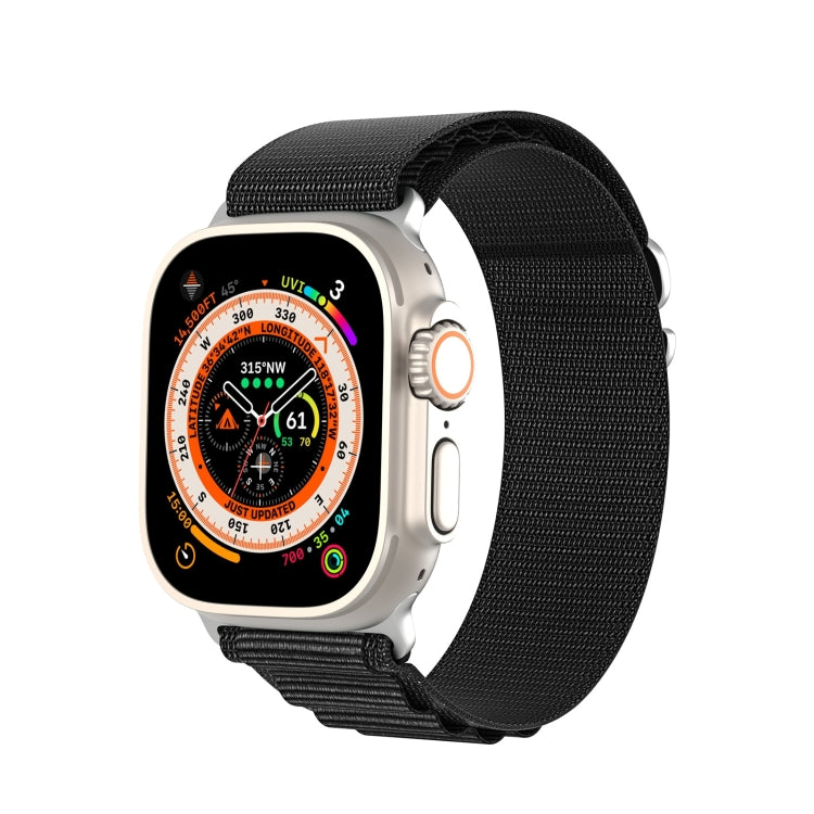 DUX DUCIS GS Series Nylon Loop Watch Band, For Apple Watch SE 2023 44mm, For Apple Watch Ultra 49mm, For Apple Watch SE 2023 40mm, For Apple Watch Ultra 2 49mm, For Apple Watch SE 2022 40mm, For Apple Watch Series 9 45mm