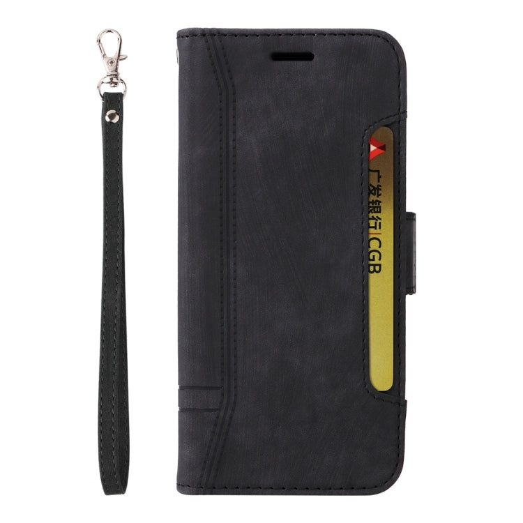 For Xiaomi Redmi Note 13 4G BETOPNICE Dual-side Buckle Leather Phone Case(Black)