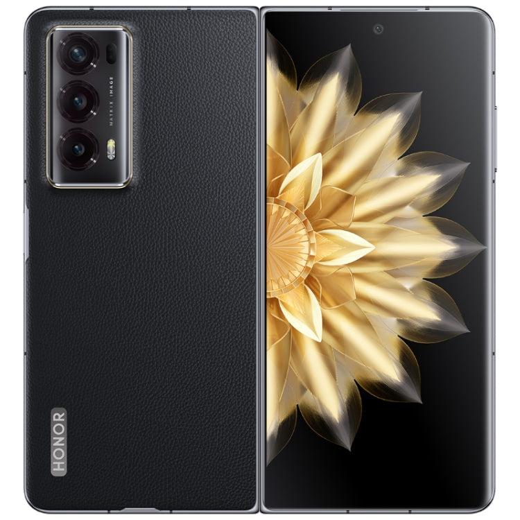 Honor Magic V2 5G, 16GB+256GB, 7.92 inch + 6.43 inch MagicOS 7.2 Snapdragon 8 Gen2  Octa Core up to 3.36GHz, Network: 5G, OTG, Not Support Google Play(Black)