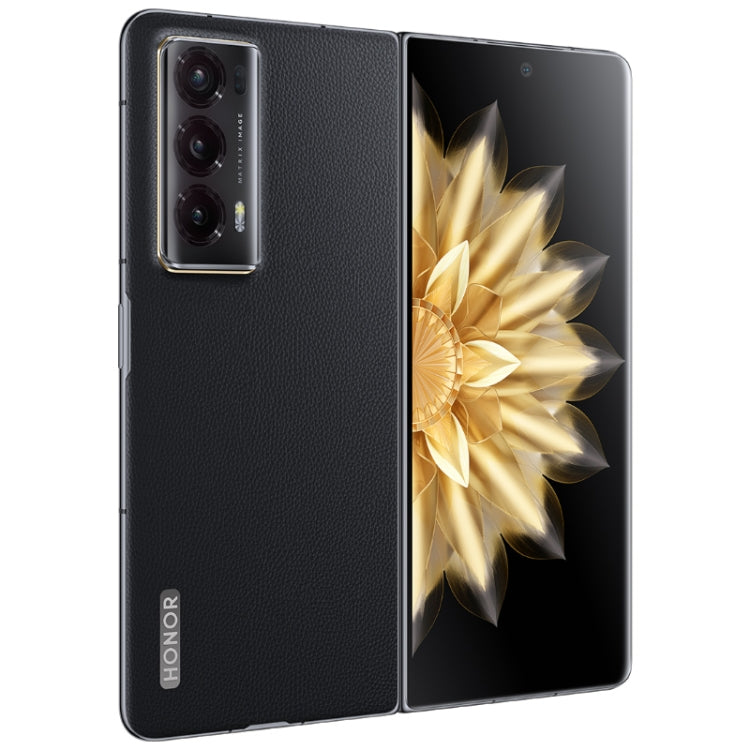 Honor Magic V2 5G, 16GB+256GB, 7.92 inch + 6.43 inch MagicOS 7.2 Snapdragon 8 Gen2  Octa Core up to 3.36GHz, Network: 5G, OTG, Not Support Google Play(Black)