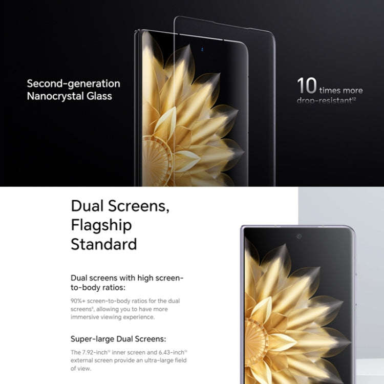 Honor Magic V2 5G, 16GB+256GB, 7.92 inch + 6.43 inch MagicOS 7.2 Snapdragon 8 Gen2  Octa Core up to 3.36GHz, Network: 5G, OTG, Not Support Google Play(Silk Purple)
