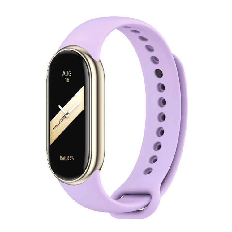 Mijobs Solid Color Silicone Watch Band, For Xiaomi Smart Band 10 / 9 / 8