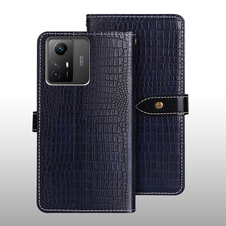idewei Crocodile Texture Leather Phone Case, For Xiaomi Redmi Note 13 Pro+ 5G, For Xiaomi Redmi Note 13 Pro 5G, For Xiaomi Redmi 12 4G, For Xiaomi Poco F5 5G, For Xiaomi Poco F5 Pro 5G, For Xiaomi Redmi Note 12S, For Xiaomi Redmi Note 12 4G Global