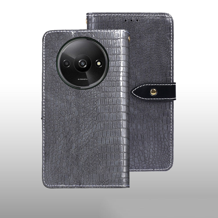 idewei Crocodile Texture Leather Phone Case, For Xiaomi Redmi A3 4G, For Xiaomi Redmi Note 13 Pro 4G, For Xiaomi Redmi Note 13 4G Global, For Xiaomi Poco X6 Pro 5G, For Xiaomi Poco X6 5G, For Xiaomi Redmi Note 13 5G