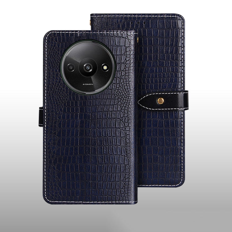 idewei Crocodile Texture Leather Phone Case, For Xiaomi Redmi A3 4G, For Xiaomi Redmi Note 13 Pro 4G, For Xiaomi Redmi Note 13 4G Global, For Xiaomi Poco X6 Pro 5G, For Xiaomi Poco X6 5G, For Xiaomi Redmi Note 13 5G