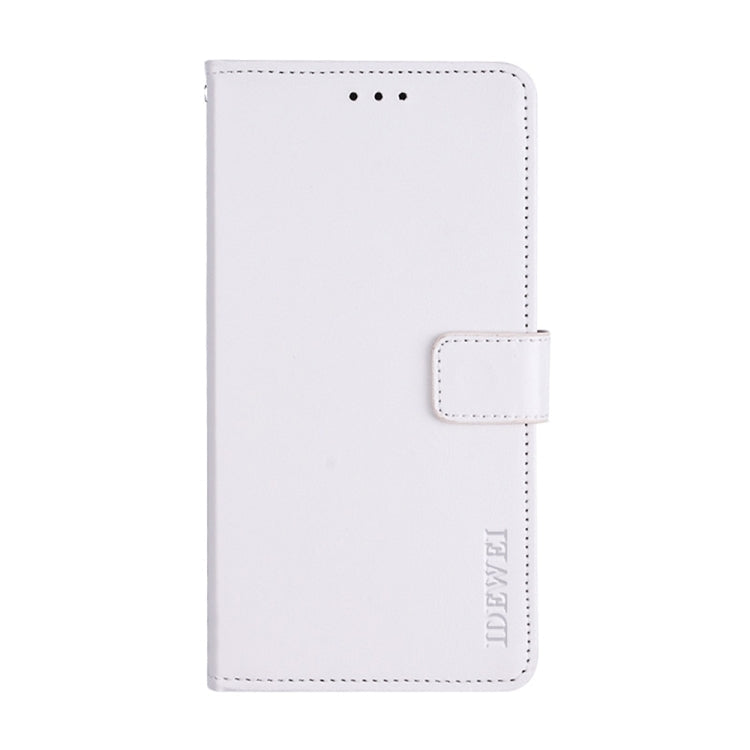 For vivo Y78 5G idewei Crazy Horse Texture Leather Phone Case(White)