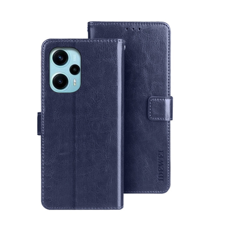 idewei Crazy Horse Texture Leather Phone Case, For Xiaomi 13T / 13T Pro, For Xiaomi Redmi 12 4G, For Xiaomi Poco F5 5G