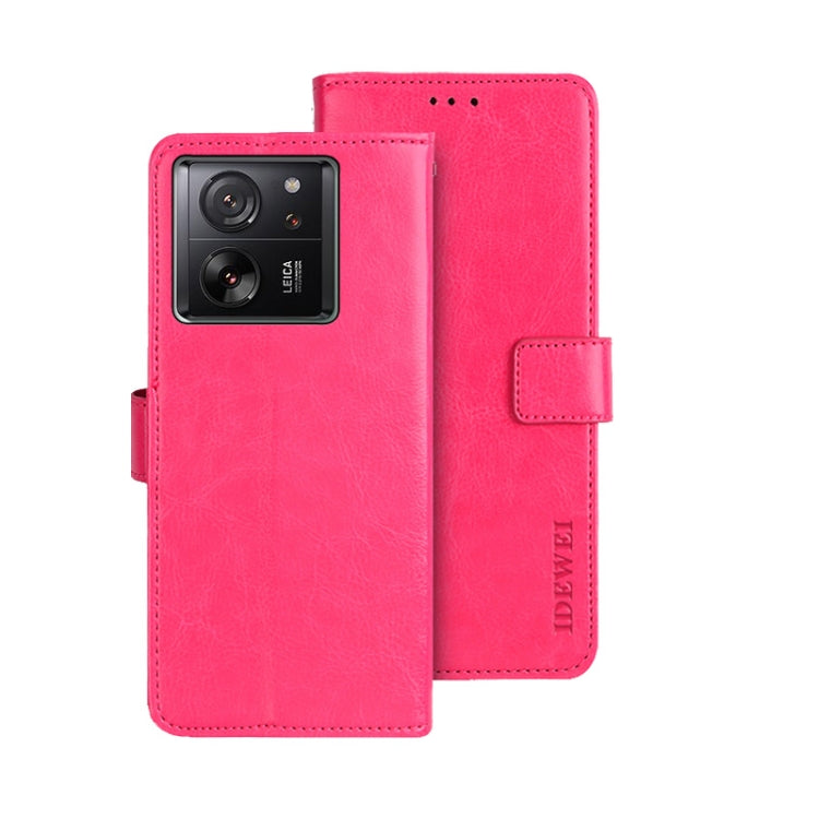 idewei Crazy Horse Texture Leather Phone Case, For Xiaomi 13T / 13T Pro, For Xiaomi Redmi 12 4G, For Xiaomi Poco F5 5G