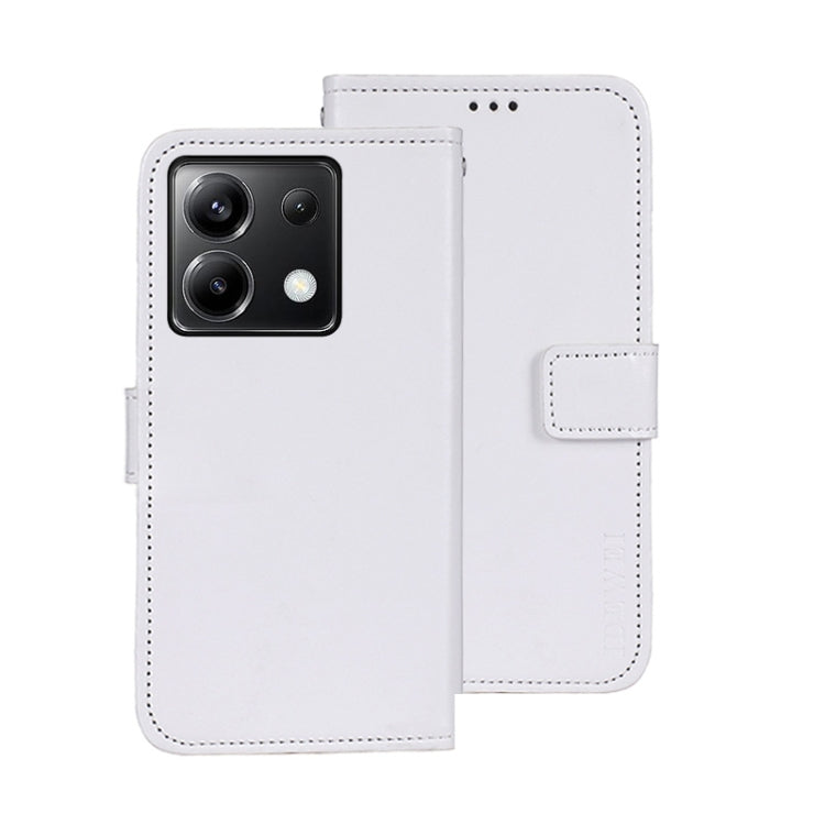 idewei Crazy Horse Texture Leather Phone Case, For Xiaomi Poco X6 Pro 5G, For Xiaomi Poco X6 5G, For Xiaomi Redmi Note 13 5G