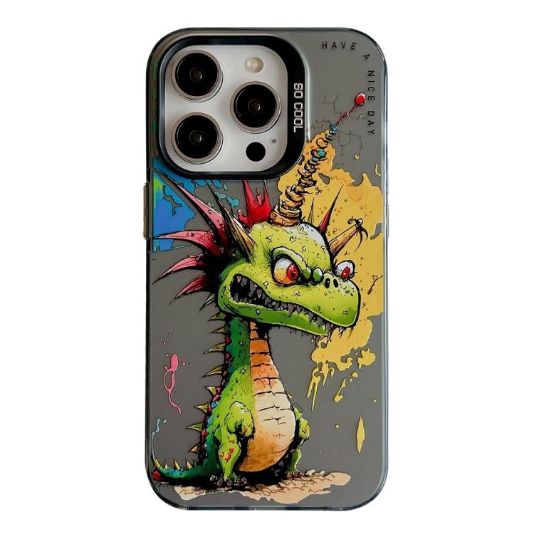 Animal Pattern Oil Painting Series PC + TPU Phone Case, For iPhone 17 Pro Max