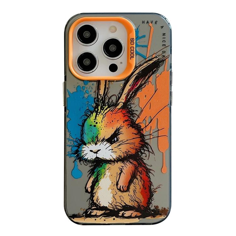 Animal Pattern Oil Painting Series PC + TPU Phone Case, For iPhone 17 Pro Max