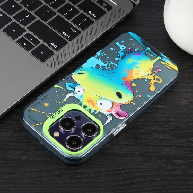Animal Pattern Oil Painting Series PC + TPU Phone Case, For iPhone 17 Pro Max