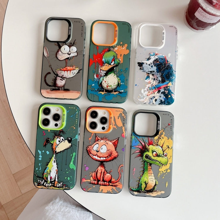 Animal Pattern Oil Painting Series PC + TPU Phone Case, For iPhone Air