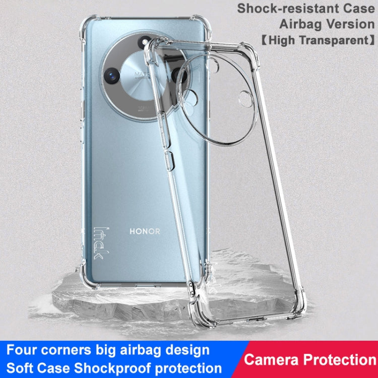 For Honor X50 5G imak Shockproof Airbag TPU Phone Case(Transparent)