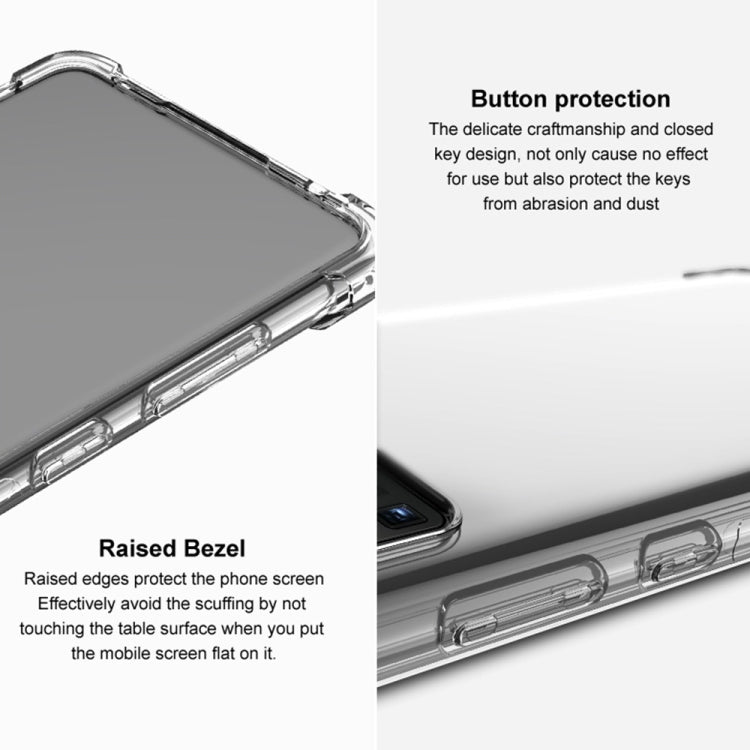 For Honor X50 5G imak Shockproof Airbag TPU Phone Case(Transparent)