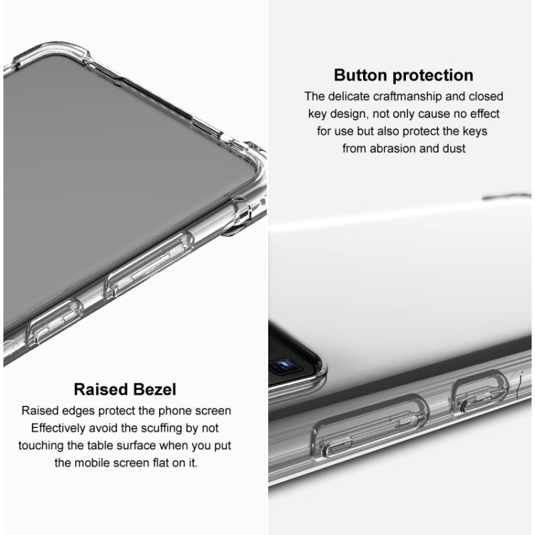For Honor Magic6 5G imak Shockproof Airbag TPU Phone Case(Transparent)