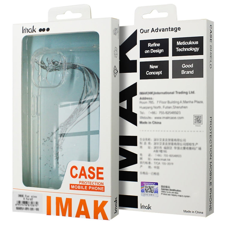 For Honor Magic6 5G imak Shockproof Airbag TPU Phone Case(Transparent)