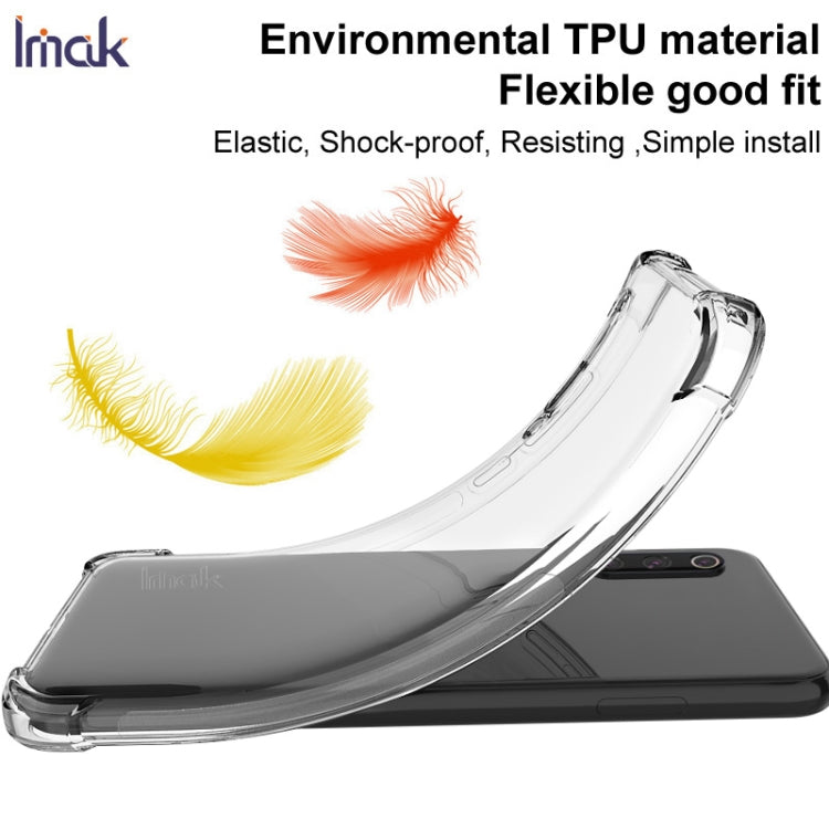 For Honor Magic6 5G imak Shockproof Airbag TPU Phone Case(Transparent Black)