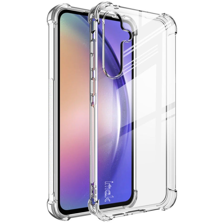 For Samsung Galaxy A55 5G imak Shockproof Airbag TPU Phone Case(Transparent)