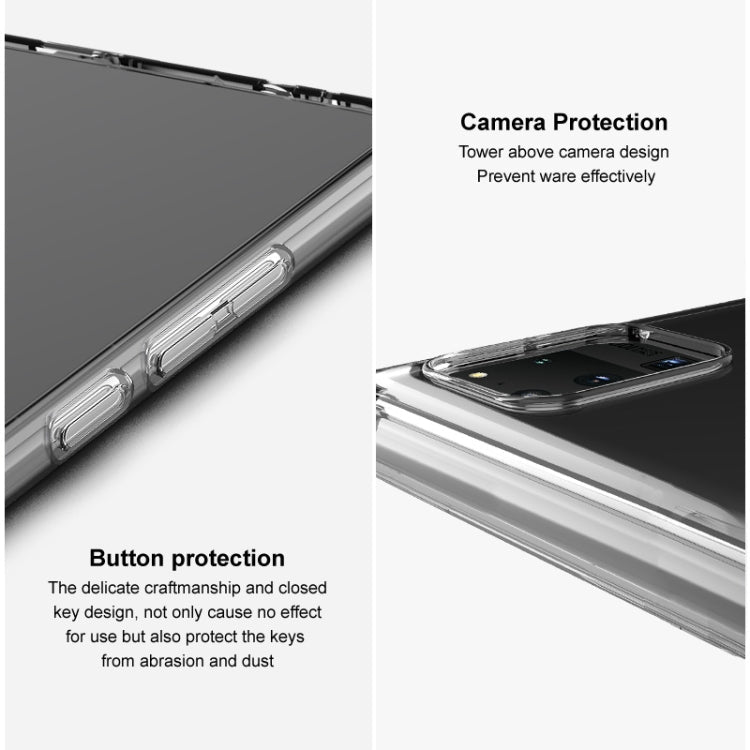 For Asus Zenfone 11 Ultra 5G imak UX-5 Series Transparent Shockproof TPU Protective Case(Transparent Black)