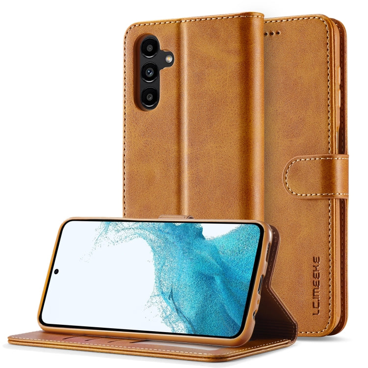 LC.IMEEKE Calf Texture Leather Phone Case, For Samsung Galaxy A05, For Samsung Galaxy A05S, For Samsung Galaxy A35 5G, For Samsung Galaxy S24 Ultra 5G
