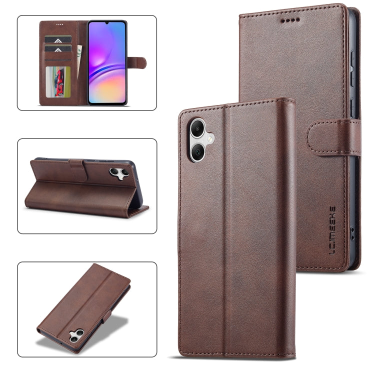 LC.IMEEKE Calf Texture Leather Phone Case, For Samsung Galaxy A05, For Samsung Galaxy A05S, For Samsung Galaxy A35 5G, For Samsung Galaxy S24 Ultra 5G