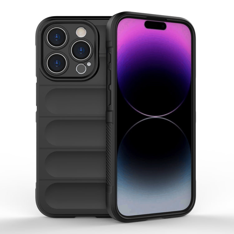 Magic Shield TPU + Flannel Phone Case, For iPhone 15 Pro, For iPhone 15 Plus