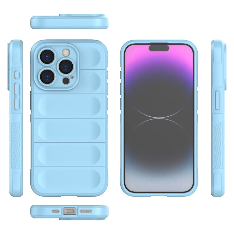 Magic Shield TPU + Flannel Phone Case, For iPhone 15 Pro, For iPhone 15 Plus