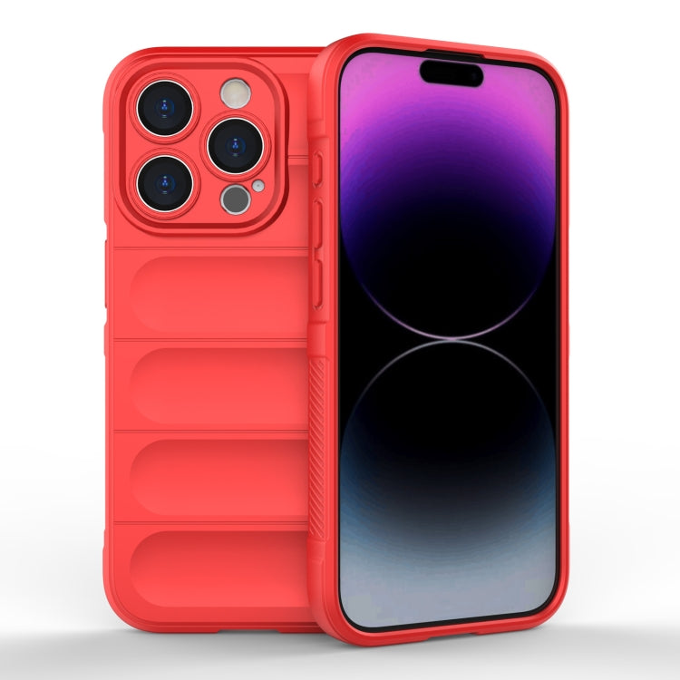 Magic Shield TPU + Flannel Phone Case, For iPhone 15 Pro, For iPhone 15 Plus