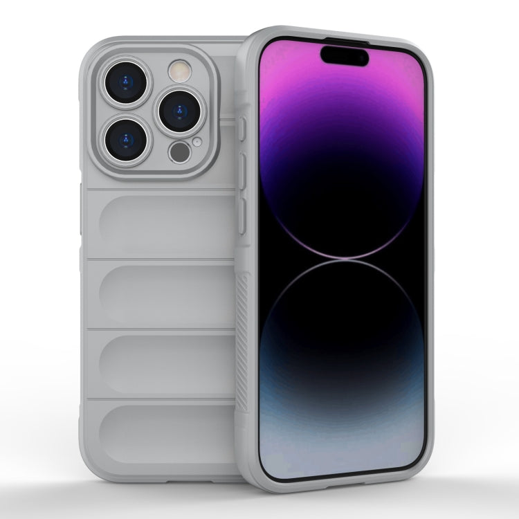 Magic Shield TPU + Flannel Phone Case, For iPhone 15 Pro, For iPhone 15 Plus